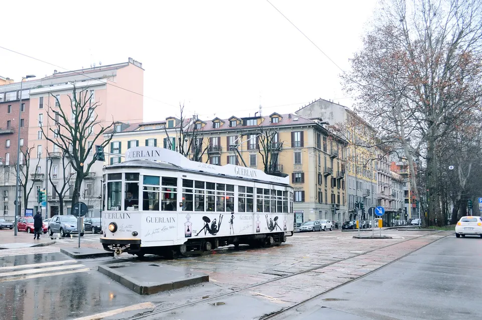 Milan, Italy Tram